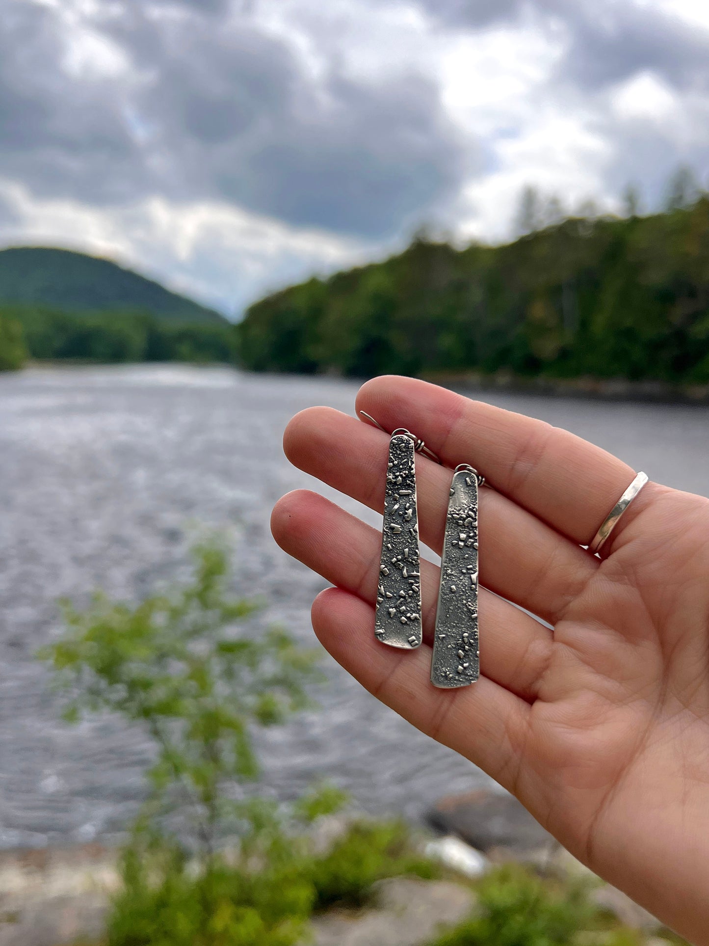 Silver Dust Earrings