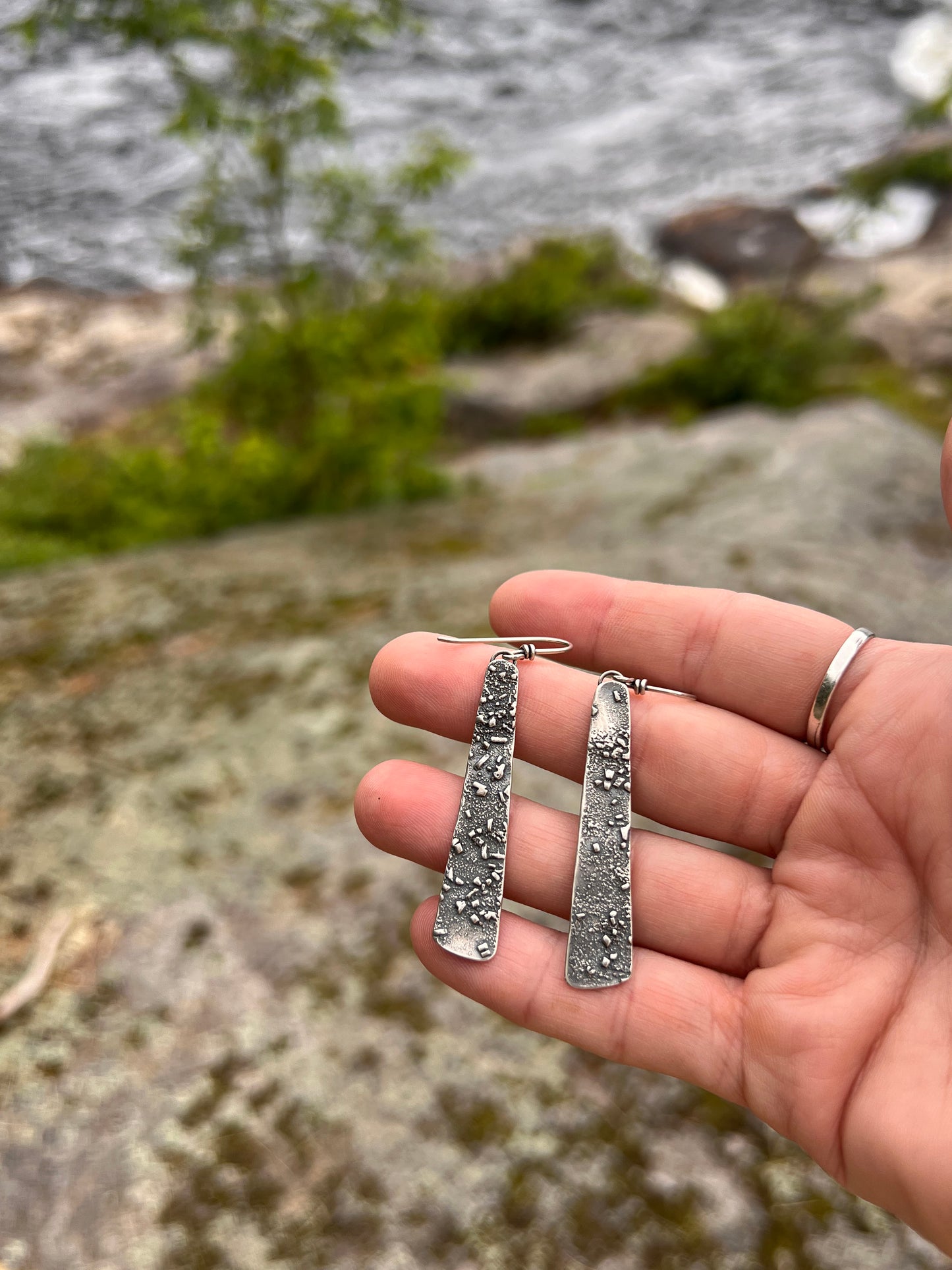 Silver Dust Earrings