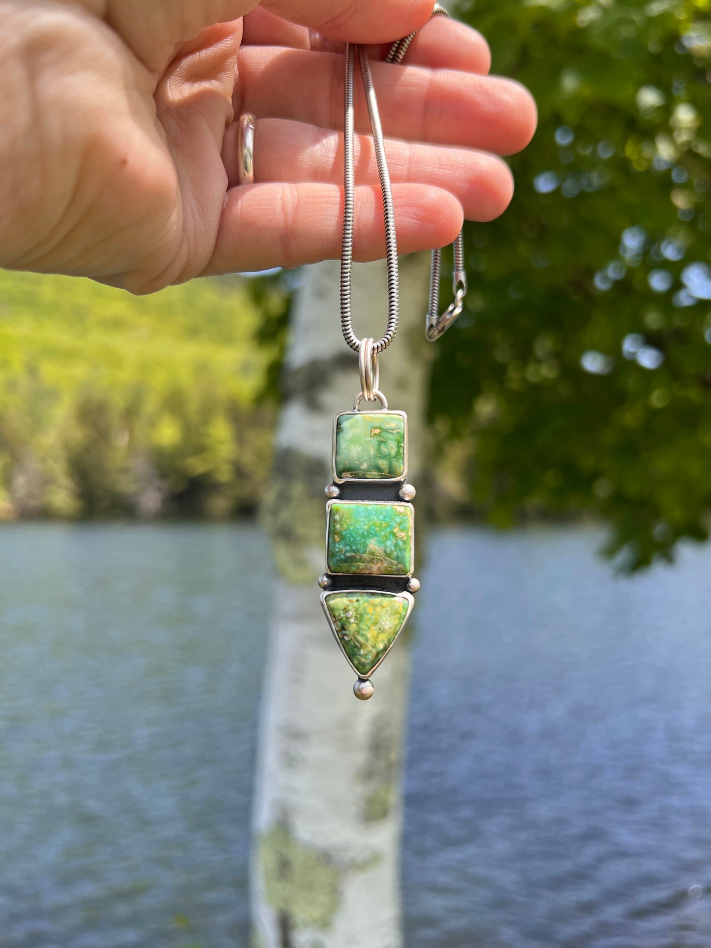 Sonoran Gold Turquoise Necklace