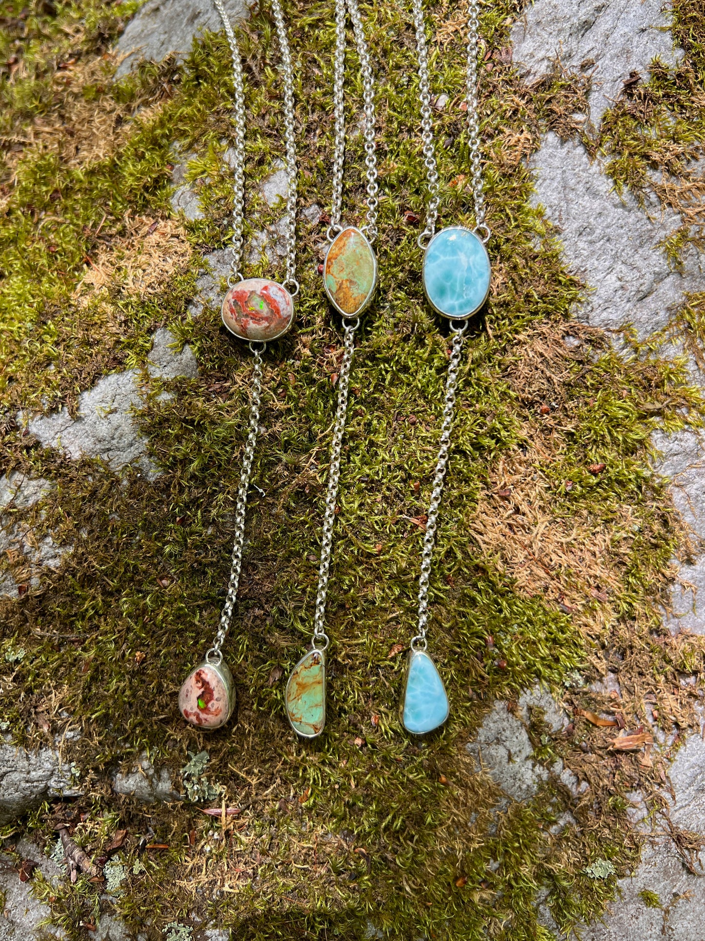 Larimar Drop Necklace