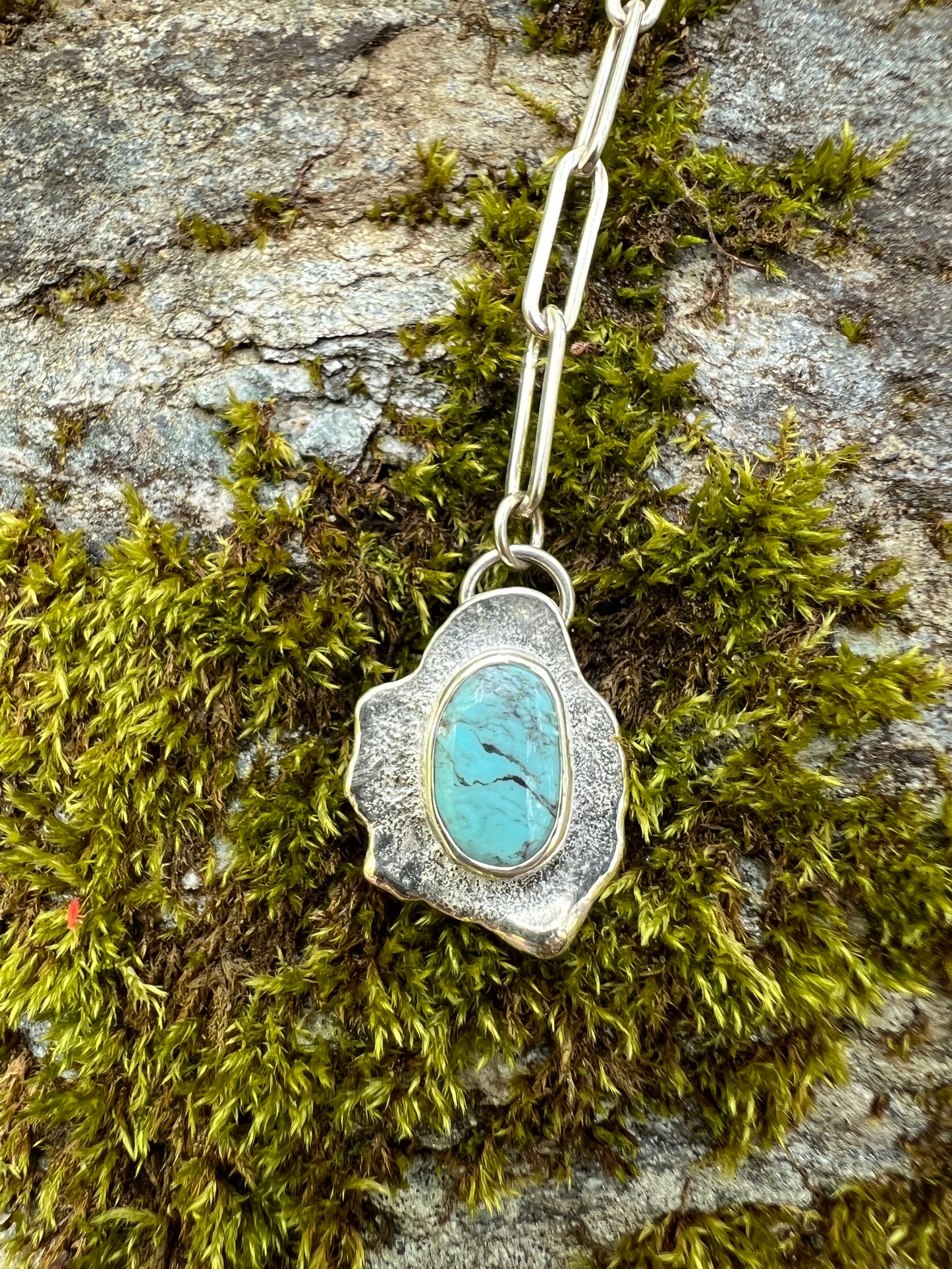 Kingman Turquoise Adjustable Lariat Necklace