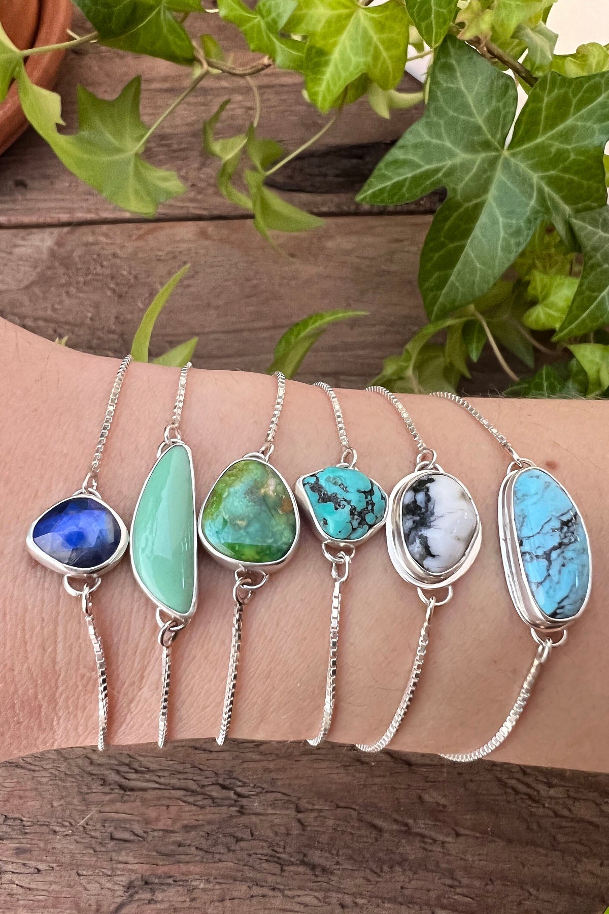 Variscite Adjustable Bracelet (Small/Medium)
