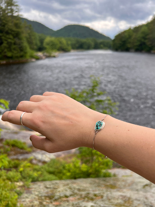 Alacron Turquoise Adjustable Bracelet (Small/Medium)