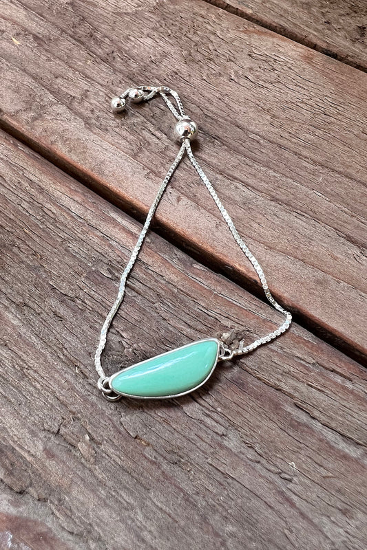 Variscite Adjustable Bracelet (Small/Medium)